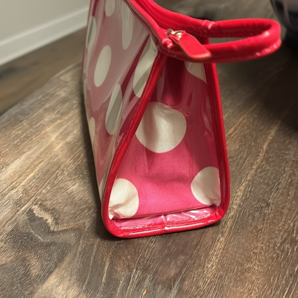 Kate Spade Pink Polka Dot Cosmetic Bag - Picture 7 of 10